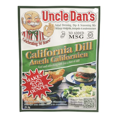 Uncle Dan's - California Dill Salad Dressing  and Dip Mix
