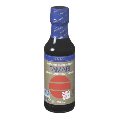 San J - Organic Gluten Free Non - GMO Tamari Sauce