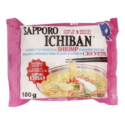 Sapporo Ichiban - Shrimp Flavour Japanese Style Noodles