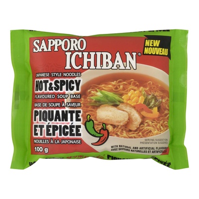 Sapporo - Ichiban Hot and Spicy Japanese Style Noodles