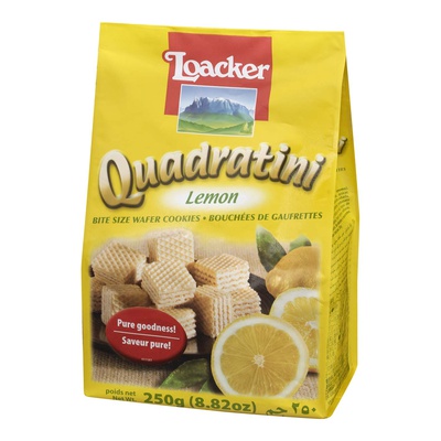 Loacker - Quadratini Lemon Bite Size Wafers