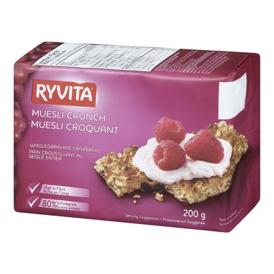 Ryvita - Muesli Crunch Wholegrain Rye Crispbread
