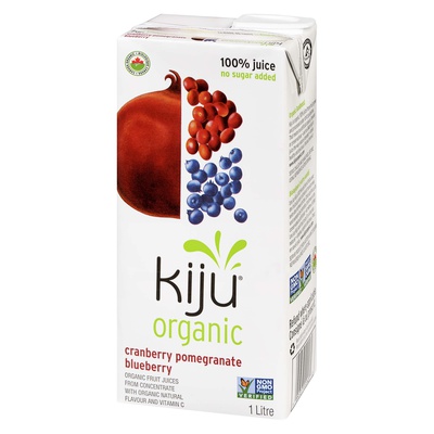 KIju - Organic Cranberry, Pomegranate and Blueberry Juice