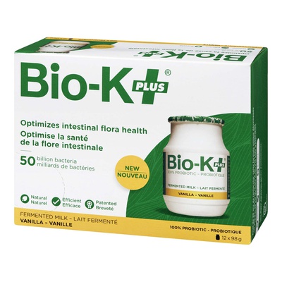 Bio-K CL1285 Fermented Milk Probiotic Calcium Vanilla