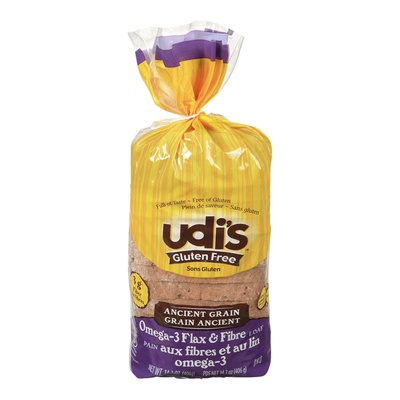 Udi's Gluten Free Ancient Grain Omega-3 Flax & Fibre Loaf