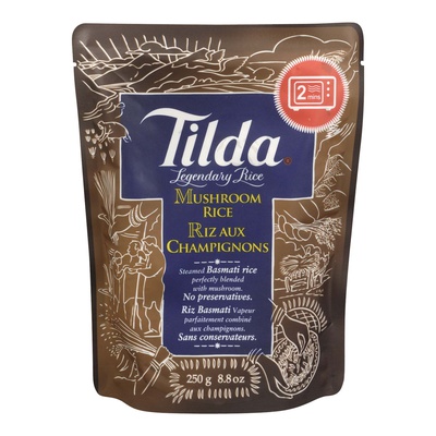 TILDA MUSHROOM STEAMED BASMATI RICE