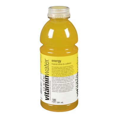 Glaceau -  Vitamin Water - Energy Tropical Citrus with Caffeine