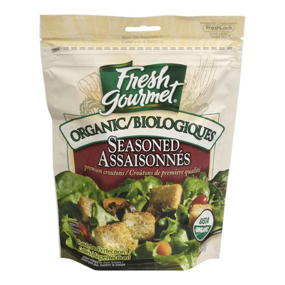 Fresh Gourmet Organic Croutons - Seasoned