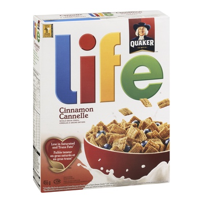 Quaker - Life Cinnamon Whole Grain Cereal