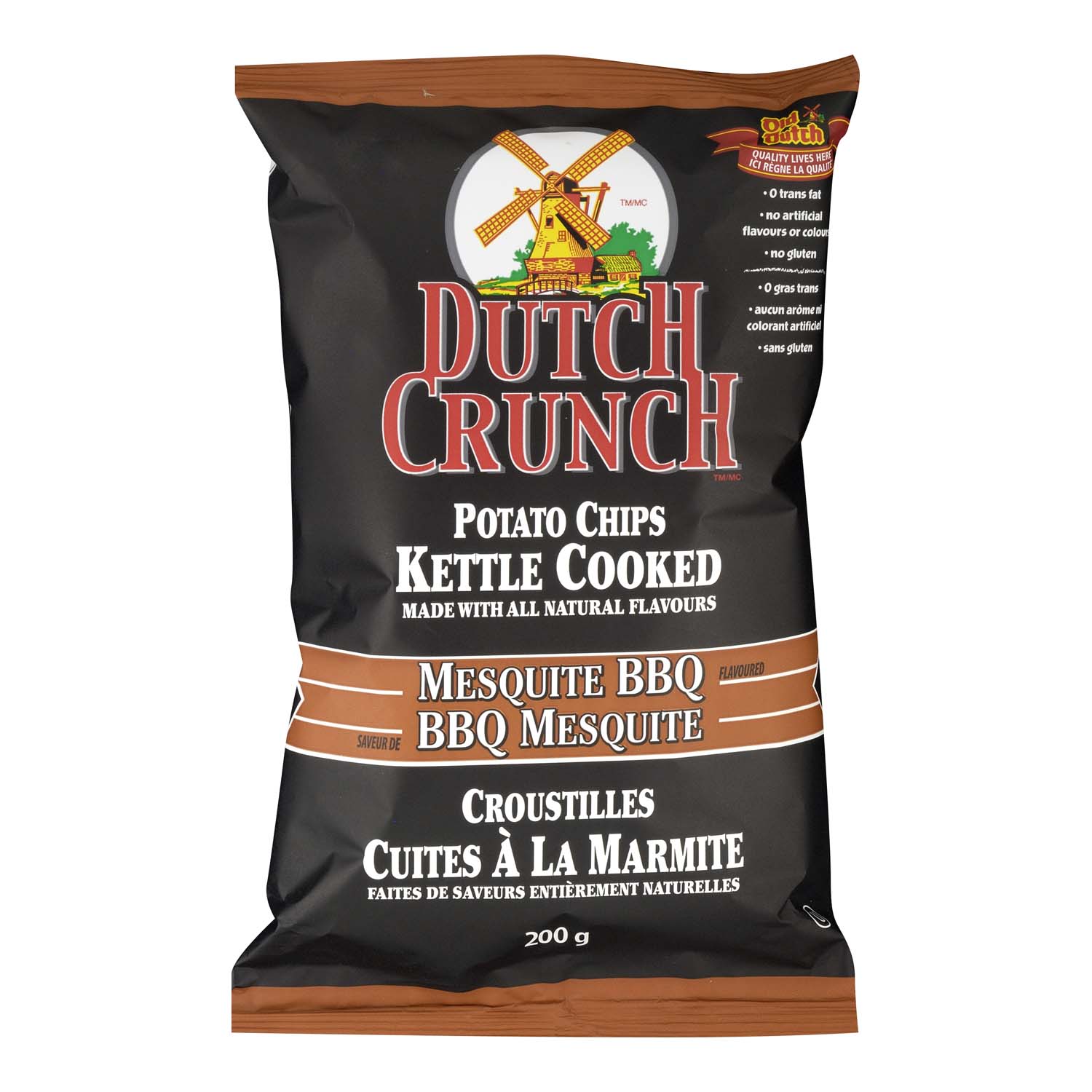 Old Dutch Crunch Mesquite BBQ Potato Chips Stong s Market