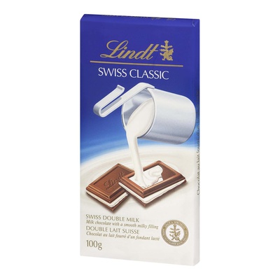 Lindt - Classic Double Milk Chocolate Bar