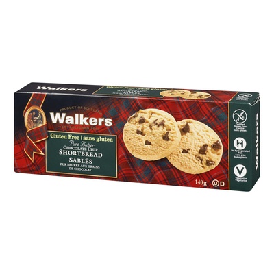Walkers Gluten Free Chocolate Chip Shortbread