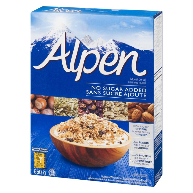 ALPEN CEREAL NO SUGAR / SALT Stong's Market