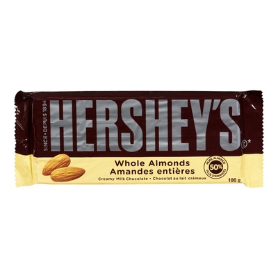HERSHEY'S MLK CHOCW/ALMNDS