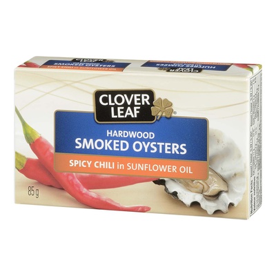 CLOVER LEAF SMKD OYSTERS-CHILI