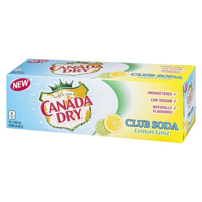 Canada Dry Club Soda - Lemon-Lime