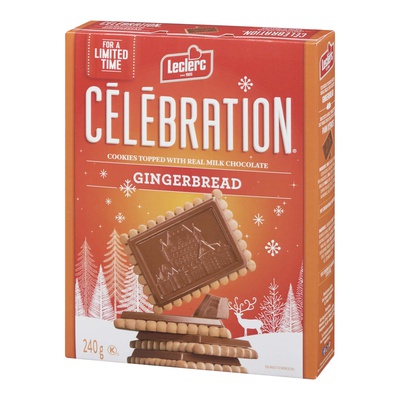 CELEBRATION MILK CHOC GINGERBREAD