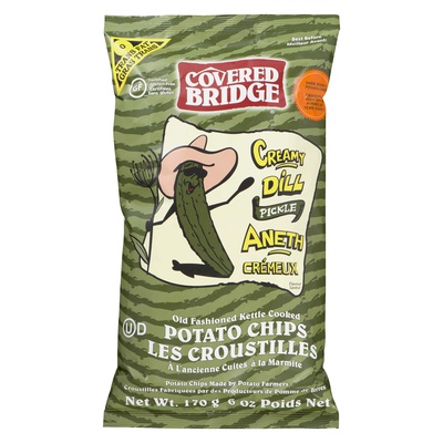 COVERED BRIDGE CHIPS-CREAMY DILL