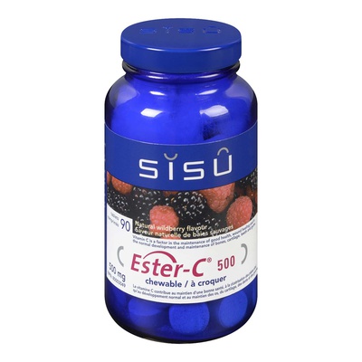 Sisu - Ester C 500mg Chewable Wildberry Flavour