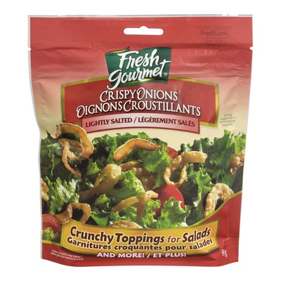 FRESH GOURMET CRISPY ONIONS-LTLY SALTED