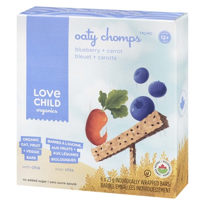 LOVE CHILD GRAN BARS-BLBRY/CARROT