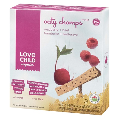 LOVE CHILD GRANOLA BARS-RSP/BEET